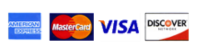 American Express, MasterCard, VISA, Discover